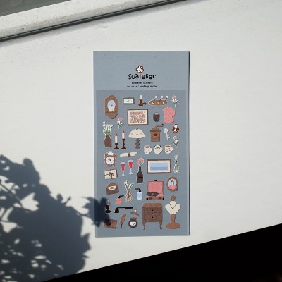 Suatelier Design Αυτοκόλλητα Daily Deco Vintage Mood