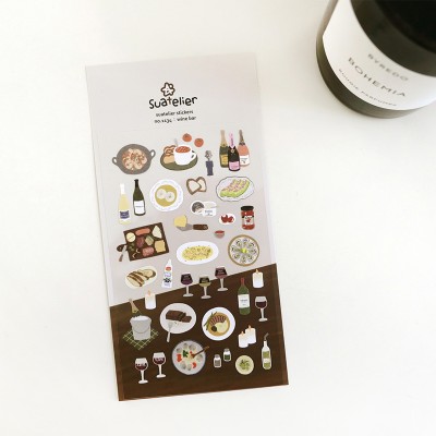 Suatelier Design Αυτοκόλλητα Daily Deco Wine bar