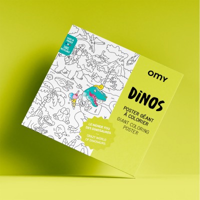 DINO - Γιγάντια αφίσα χρωματισμού