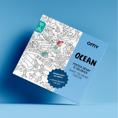 OCEAN - Γιγάντια αφίσα χρωματισμού