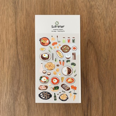 Suatelier Design Αυτοκόλλητα Daily Deco Food trip #1