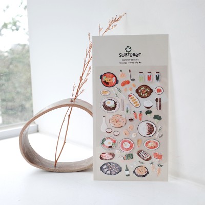 Suatelier Design Αυτοκόλλητα Daily Deco Food trip #2