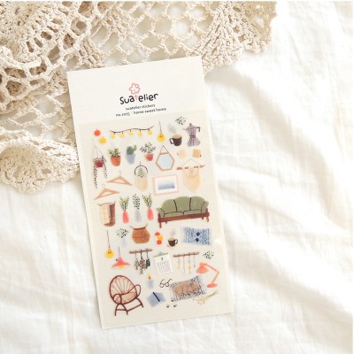 Suatelier Design Αυτοκόλλητα Daily Deco Home Sweet Home