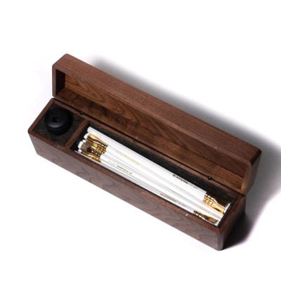 BLACKWING® Walnut Box Σετ Δώρου 24 Μολύβια Pearl & Ξύστρα One-Step