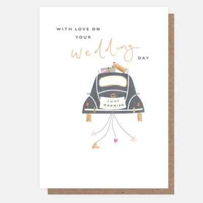 Caroline Gardner Ευχετήρια Κάρτα Γάμου With Love on your Wedding