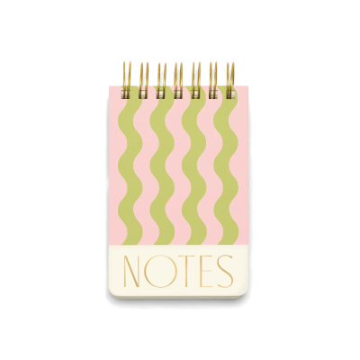 Designworks Ink Σπιράλ Σημειωματάριο Chunky Notepad - Wavy Stripes