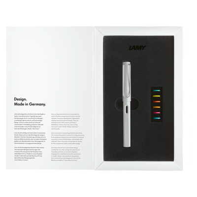 Lamy Safari All White Σετ Πένα M & Multirings Special Edition 2025