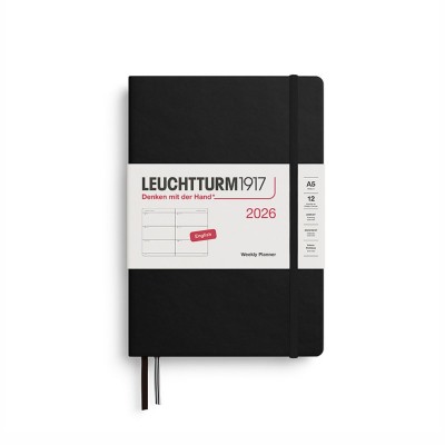 LEUCHTTURM1917 Εβδομαδιαίο Planner 2026 A5 Black