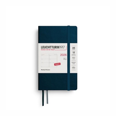LEUCHTTURM1917 Εβδομαδιαίο Planner 2026 Pocket A6 Deep Sea