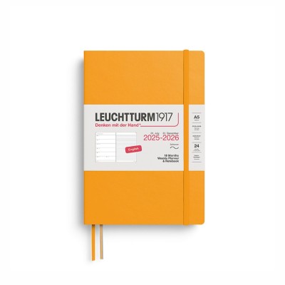 LEUCHTTURM1917 Εβδομαδιαίο Planner & Notebook 2025/26 Α5 Μαλακό Εξώφυλλο Rising Sun