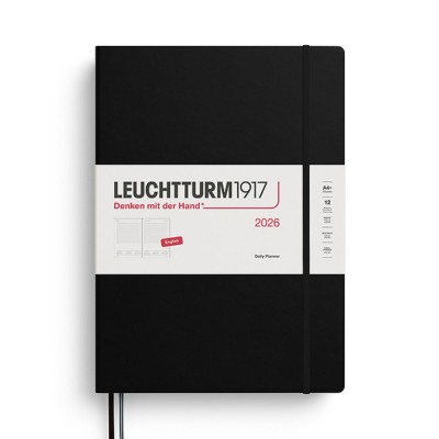 LEUCHTTURM1917 Ημερήσιο Ημερολόγιο 2026 Α4+ Black