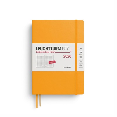 LEUCHTTURM1917 Ημερήσιο Ημερολόγιο Dotted 2026 Α5 - Rising Sun