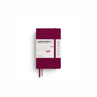 LEUCHTTURM1917 Ημερήσιο Planner 2026 Α6 - Port Red