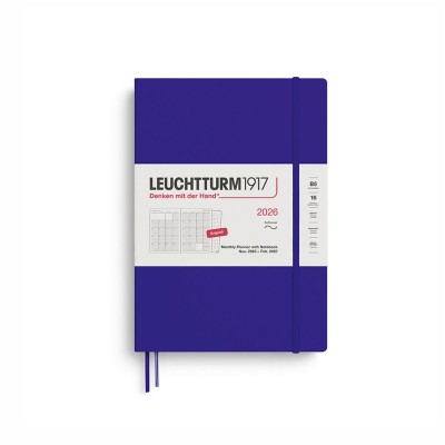 LEUCHTTURM1917 Μηνιαίο Planner/Notebook 2026 B5 με Μαλακό Εξώφυλλο Ink