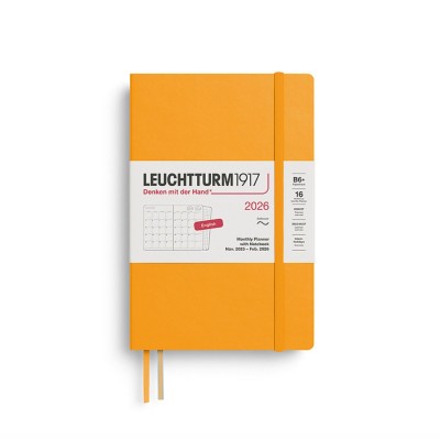 LEUCHTTURM1917 Μηνιαίο Planner/Notebook 2026 B6+ με Μαλακό Εξώφυλλο Rising Sun
