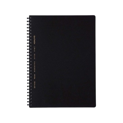 Σημειωματάριο Soft Ring Β5 Ριγέ Black