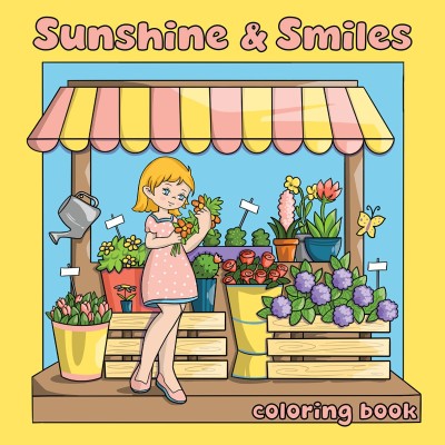 Sunshine & Smiles Coloring Book