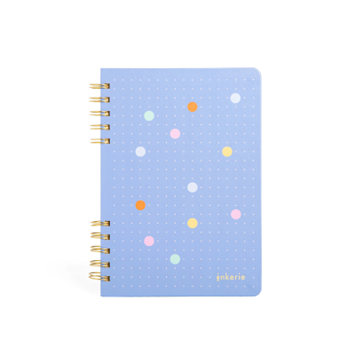 Kikkerland Σημειωματάριο Inkerie Bullet Journal - Γαλάζιο