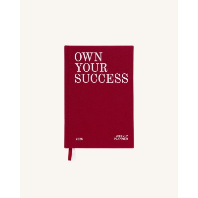 Kokonote Premium Εβδομαδιαίο Ημερολόγιο 2026 Classy Burgundy