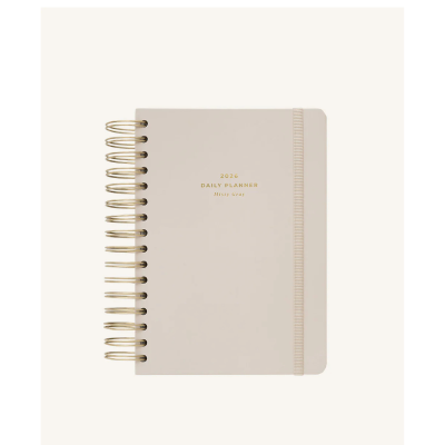 Kokonote Premium Ημερήσιο Ημερολόγιο 2026 Σπιράλ Muse Misty Gray