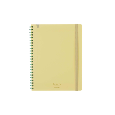 Kokuyo Σημειωματάριο Soft Ring Sooofa A5 Yellow