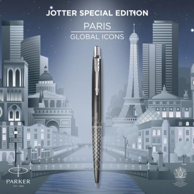 Parker Jotter Στυλό Διαρκείας Paris Grey CT - Special Edition
