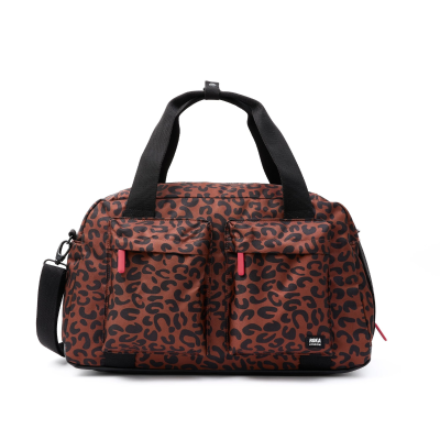 ROKA London Gatwick Τσάντα Ταξιδιού Leopard Print από Ανακυκλωμένο Canvas - Medium 33L