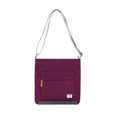 ROKA London Kennington B Τσάντα Crossbody Royal Burgundy από Ανακυκλωμένο Nylon Medium