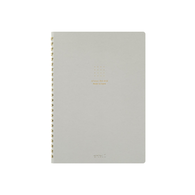 Σπιράλ Σημειωματάριο Α5 με Γκρι Σελίδες - Κουκκίδες