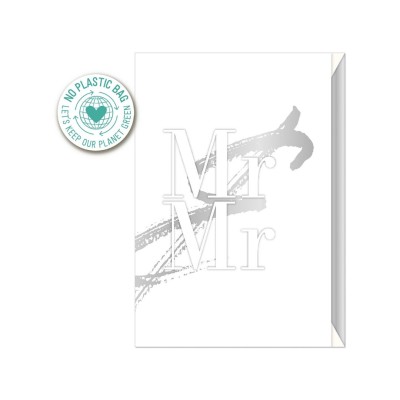 ARTEBENE Ευχετήρια Κάρτα Γάμου Mr & Mr Silver