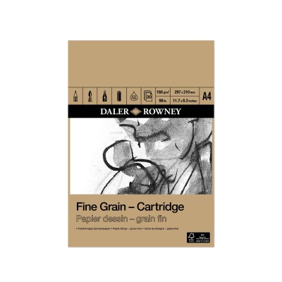 Daler-Rowney Μπλοκ Fine Grain Heavyweight A4 160g 30φύλλα
