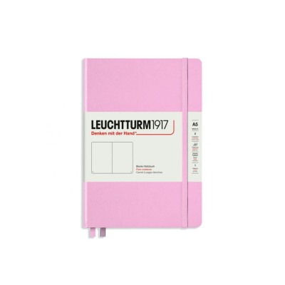 LEUCHTTURM1917 Σημειωματάριο Α5 Σκληρό Εξώφυλλο 251φ. Powder - Λευκές Σελίδες