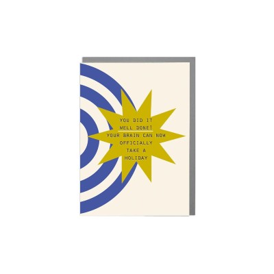 Lola Design Ευχετήρια Κάρτα Αποφοίτησης Well Done