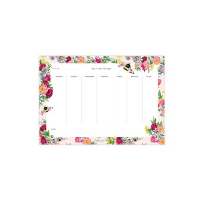 Lola Design Μαγνητικό Εβδομαδιαίο Πρόγραμμα Botanical Bee