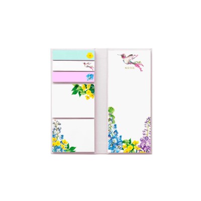 Lola Design Σημειωματάριο Sticky Notes Memo Folio Hummingbird 8x17cm