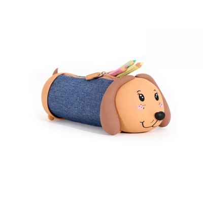 LULUBUG Handmade Κασετίνα Fritzi the Dachshund Denim