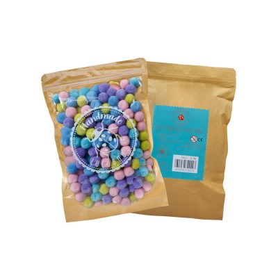 LULUBUG Handmade Σετ 200 Πομ Πομ Χειροτεχνίας Unicorn