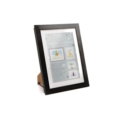 Lulubug Handmade Ξύλινη Κορνίζα με Χώρο Αποθήκευσης Μαύρη
