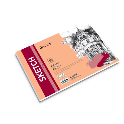 MAYART Creativity - DroiArte Series Sketch Paper Pad (27,94 x  38,1 cm)