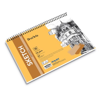MAYART Creativity - DroiArte Series Spiral Sketch Book A3