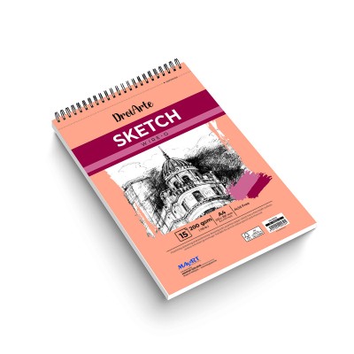 MAYART Creativity - DroiArte Series Wire-O Sketch Book A4