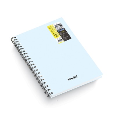 MAYART Creativity - DroiArte Series Wire-O Transparent PP Cover Sketch Book A4+