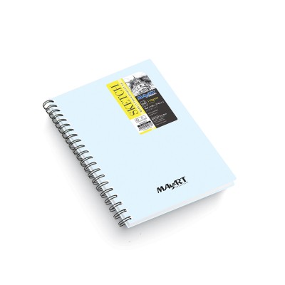 MAYART Creativity - DroiArte Series Wire-O Transparent PP Cover Sketch Book A5+