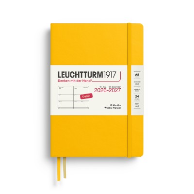 LEUCHTTURM1917 Ακαδημαϊκό Εβδομαδιαίο Planner 2026 - 2027 A5 -Sunflower