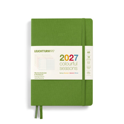 LEUCHTTURM1917 Colourful Seasons Εβδομαδιαίο Planner & Notebook  2027 - Dotted Medium A5 - SPRING
