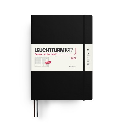 LEUCHTTURM1917 Εβδομαδιαίο Ημερολόγιο Master (A4+) 2027 - Black