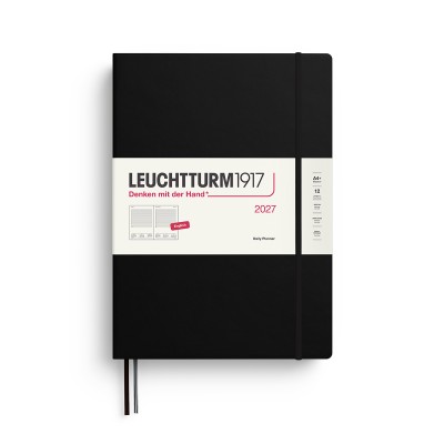 LEUCHTTURM1917 Ημερήσιο Ημερολόγιο Master (A4+) 2027 - Black