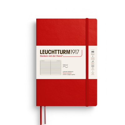 Leuchtturm1917 Σημειωματάριο Medium A5 Ριγέ - Cherry