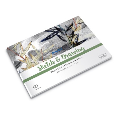 MAYART Creativity - 100% Cellulose FB Series - Sketch & Drawing Paper Pad A3