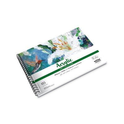 MAYART Creativity - 100% Cellulose FB series - Wire-O Acrylic Painting Book A4